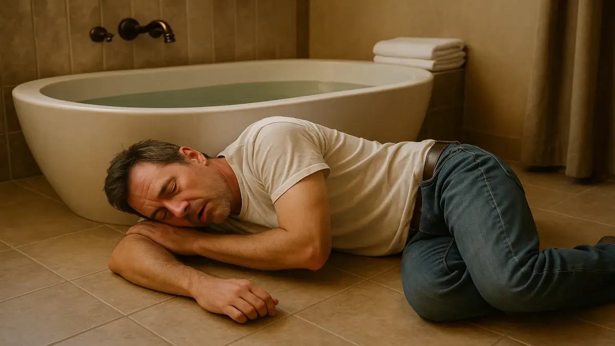 एक्वा रूम में निजी गर्म खनिज स्नान, हमारी संपत्ति की अद्वितीय विशेषता जो आपको पूर्ण विश्राम का अनुभव कराएगी।