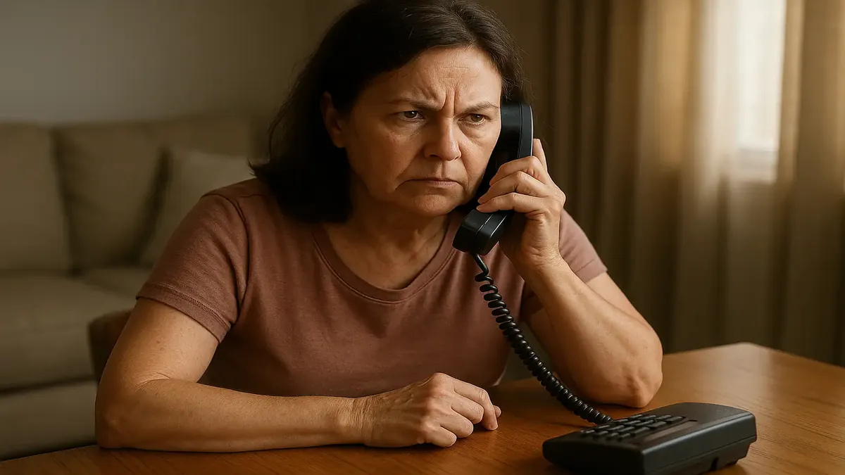 एक माँ और बेटी के बीच फोन कॉल, उनके रिश्ते में तनाव और अनकही नियमों को दर्शाता है।