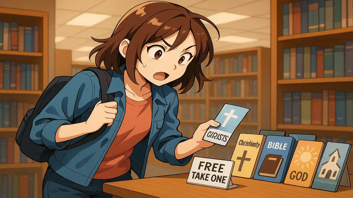 மத pamphlet கள் மற்றும் 