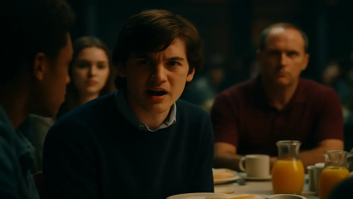 High school award ceremony breakfast with students from different schools, featuring Auburn University reference.