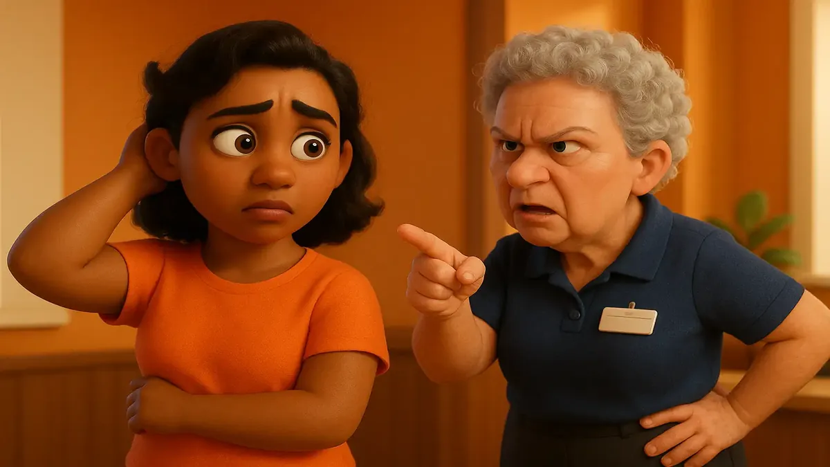 Cartoon-3D illustration of a coworker being fired for racism, reflecting workplace tensions and consequences.