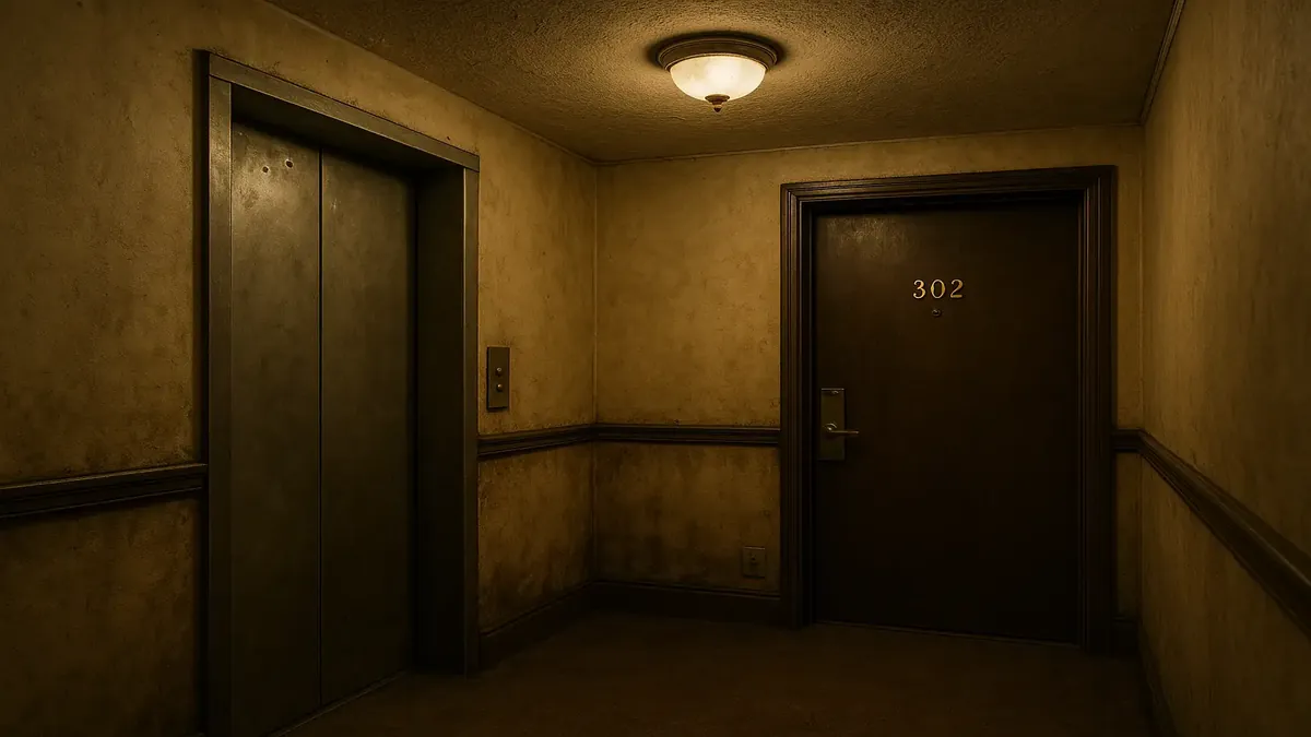 Disheveled hotel room with musty smell and unwelcoming ambiance, showcasing poor conditions.