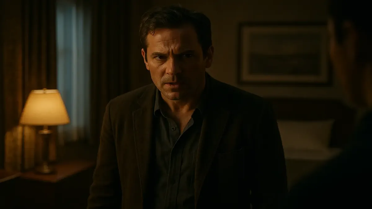 A cinematic image of a messy room reflecting frustration over cleanliness expectations.