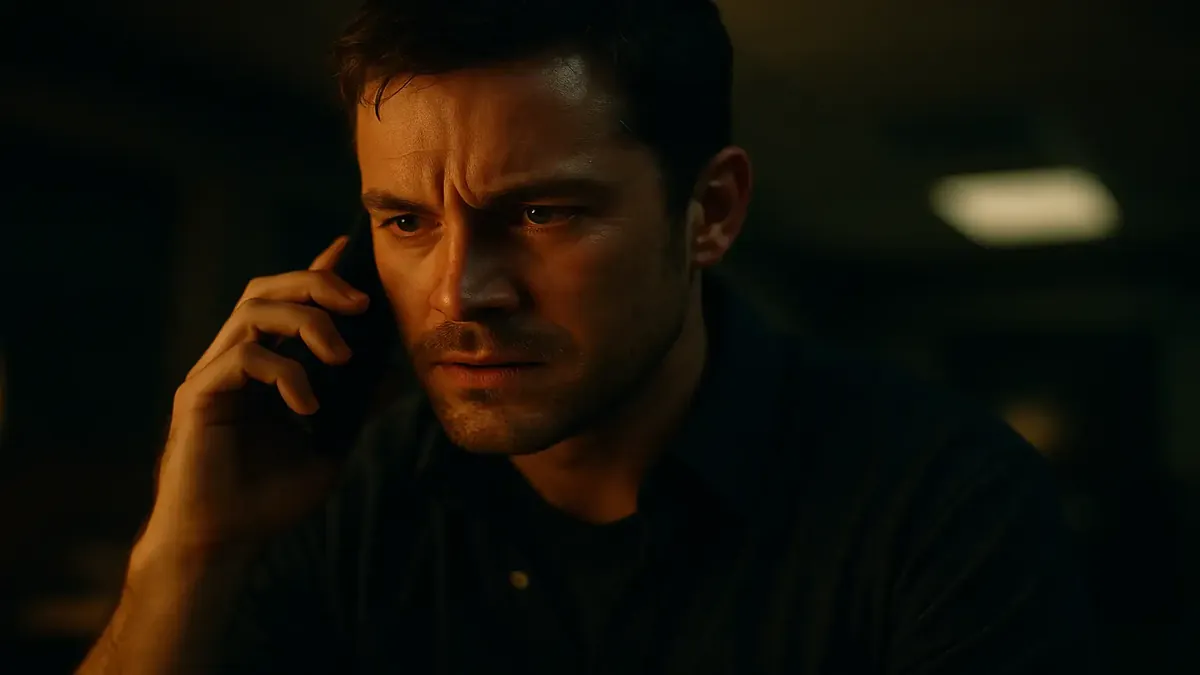 एक सहानुभूतिशील कर्मचारी एक बुजुर्ग महिला की मदद कर रहा है जबकि उसका पति बाहर इंतज़ार कर रहा है।