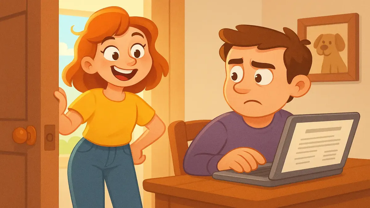 अदालत के दस्तावेज़ों पर मक्खी के चश्मे की 3D कार्टून छवि, कानूनी रिकॉर्ड्स तक सार्वजनिक पहुँच को दर्शाती है।