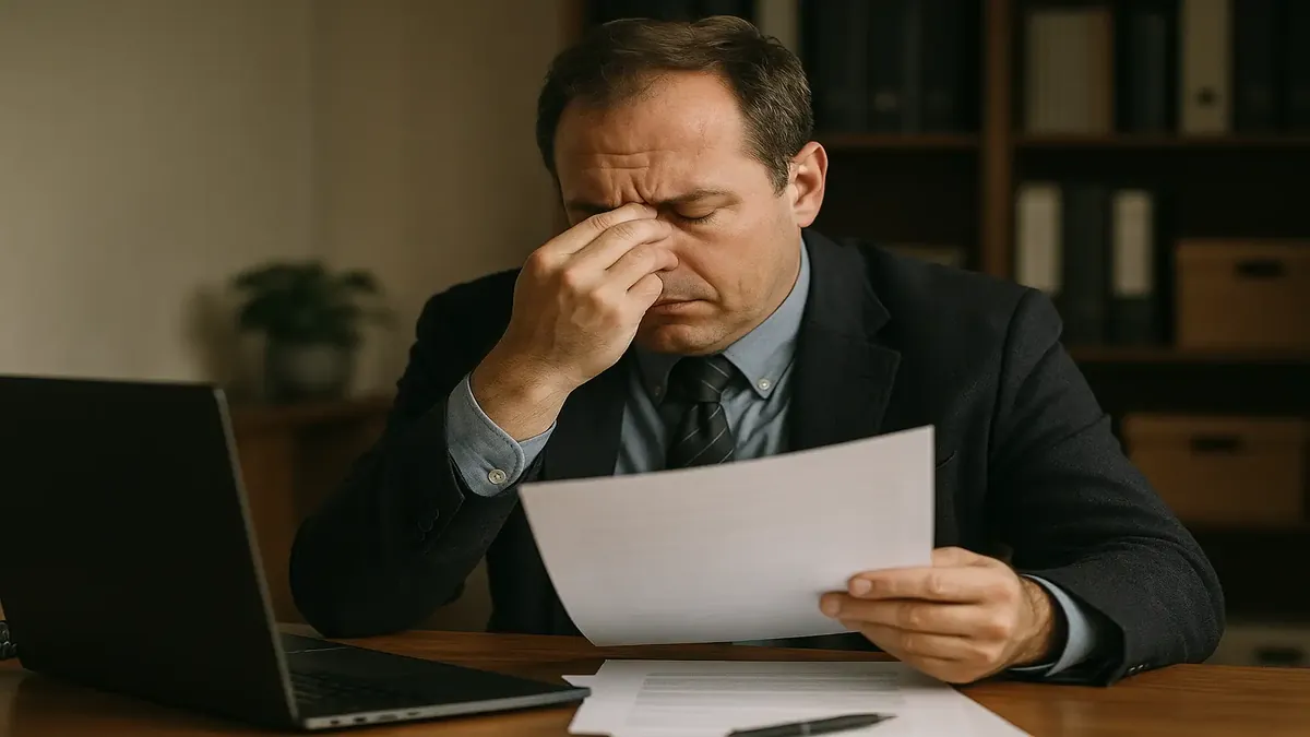 Manager facing backlash in an office setting, representing malicious compliance in the workplace.