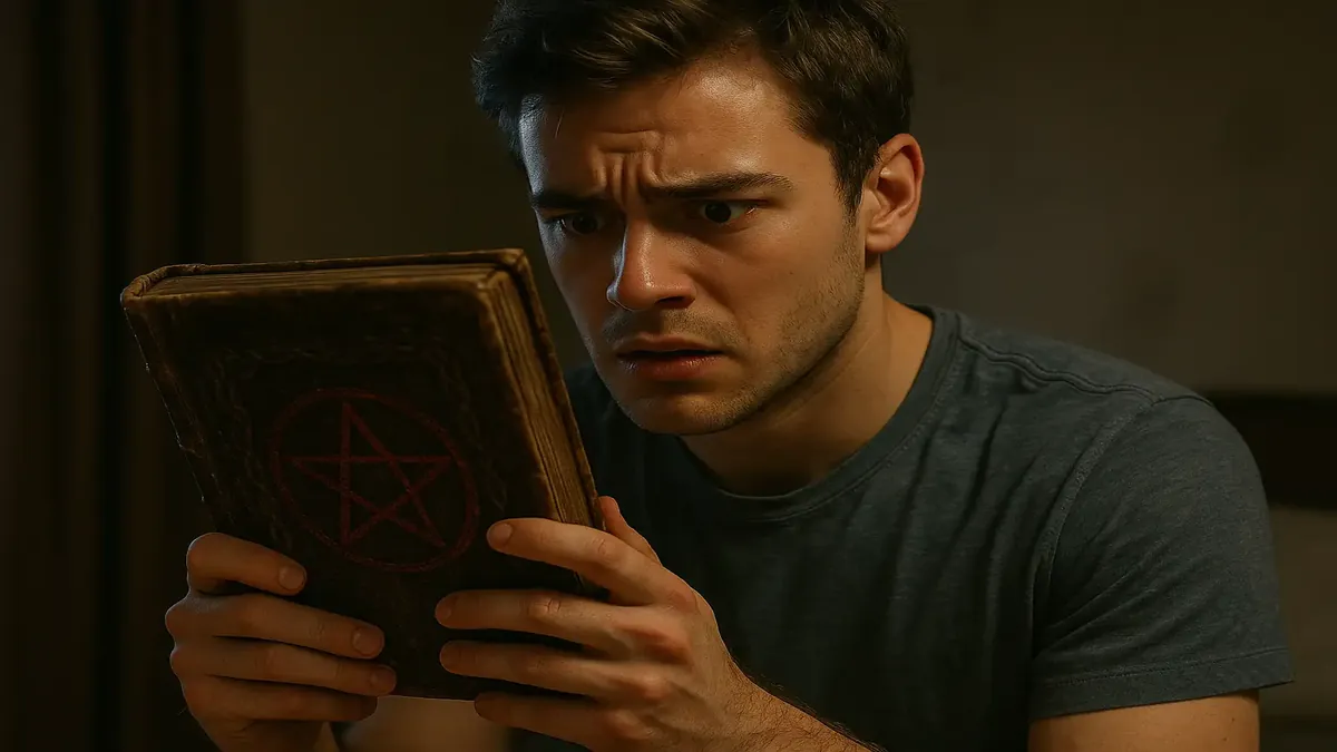 Imagen fotorrealista de una adolescente reflexionando sobre atenciones románticas pasadas y maldiciones.