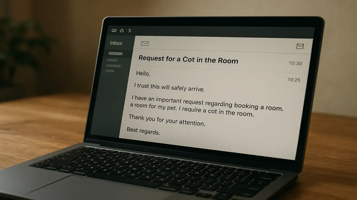 விலங்கினங்களை住宿 செய்யும் குறித்த விலையாளர்கள் பற்றி வந்த ஆச்சரியமான ஸ்பாம் மின்னஞ்சல்.
