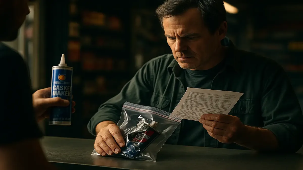 பிளவான காஸ்கெட் தயாரிப்பின் தொட்டியுடன் ஒரு வாடிக்கையாளர், அதன் குறைபாடுகளைப் பற்றி கவலைப்பட்டுள்ளார்.