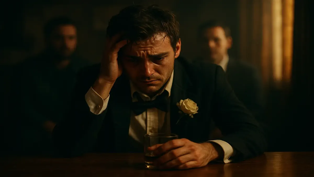 குழப்பமான ஒரு பக்கத்தின் மாலை நிகழ்வின் காட்சியியல் உருவாக்கம், அடிப்படையிலான பதட்டங்கள் மற்றும் உறவுகளை குறிப்பது.