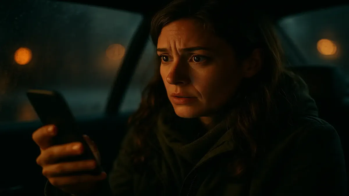 A cinematic view of Iceland's Northern Lights, capturing a couple enjoying their winter vacation.