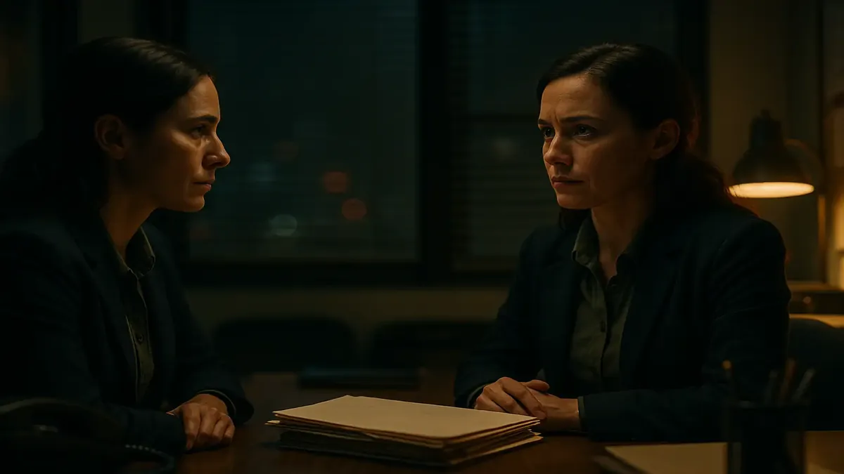 Cinematic image of a psychiatric emergency services unit, illustrating leadership and dual roles in care.