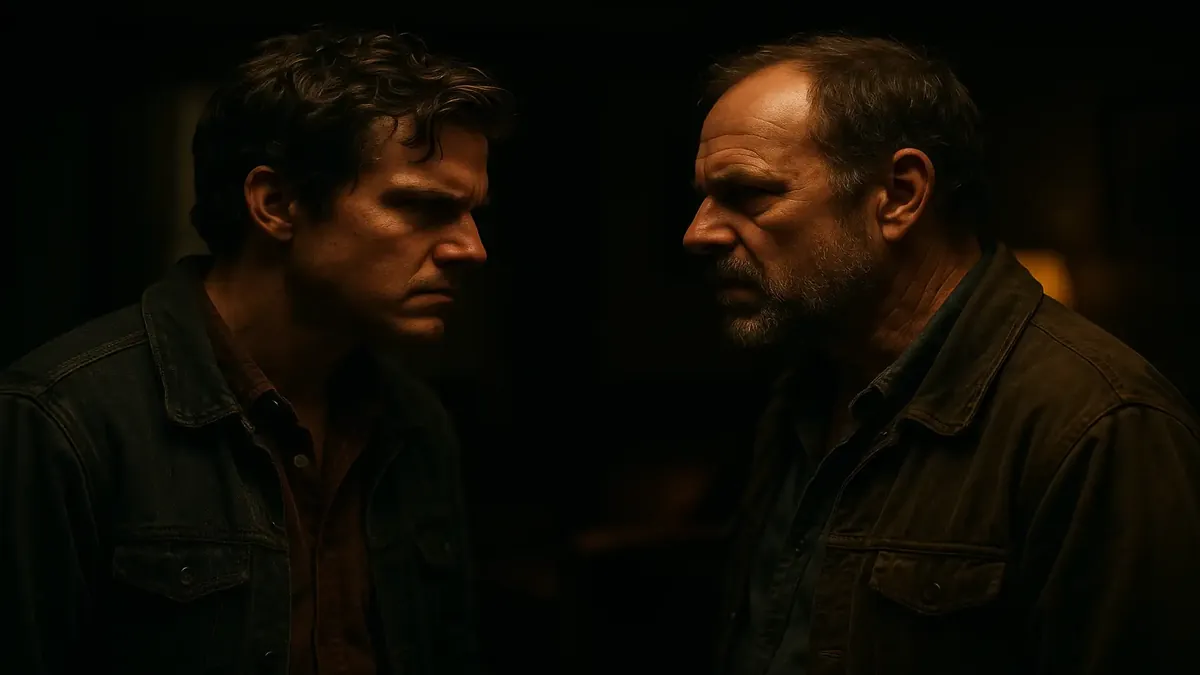 Cinematic image of a family arguing, illustrating their self-sabotaging behavior in 