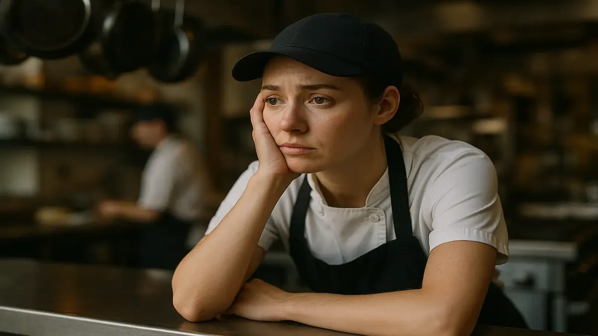 Hospitality workers preparing for a busy convention week in Southern California near Disneyland.