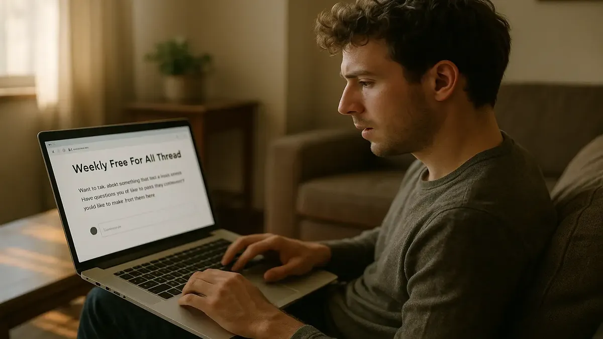 A lively discussion in a community forum, showcasing diverse users sharing thoughts and questions.