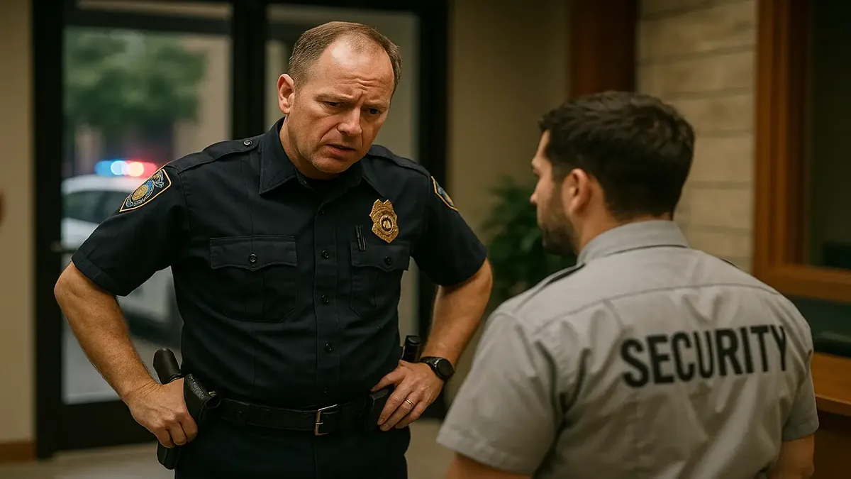 Image of a chaotic workplace incident highlighting the need for proper training and supervision in management.