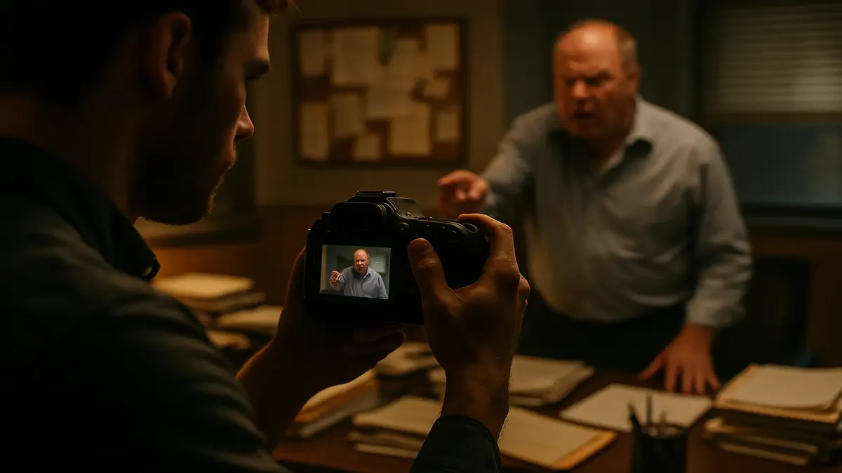 Daily work tasks recorded for a challenging small business environment, showcasing cinematic tension.