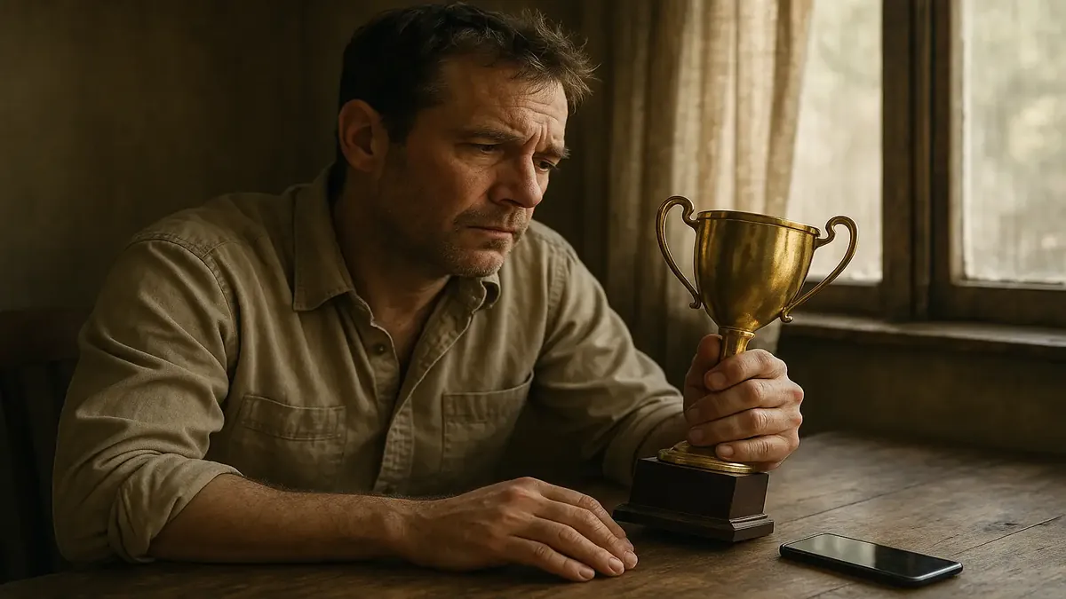 A man in Zambia reflects on his divorce while working on a community project in a remote area.