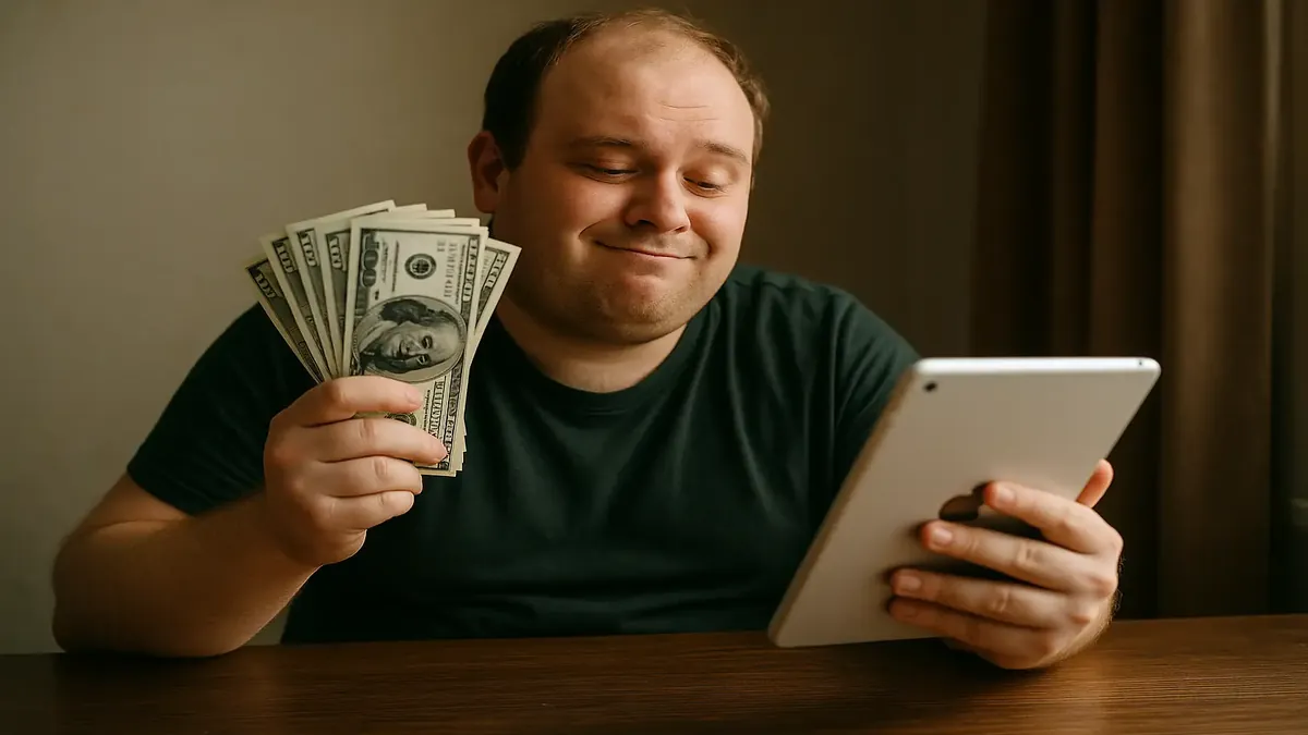 Kevin's get-rich-quick scheme involving a supermarket promotion for a free iPad.